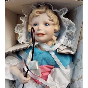 Little Bo Peep Doll Porcelain 14" Ashton Drake Edwin Knowles Yolanda Bello Compl